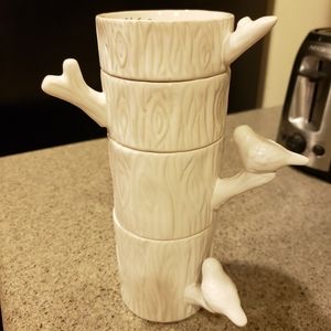 Tree and Bird Stackable Measuring Cups by Two's Co